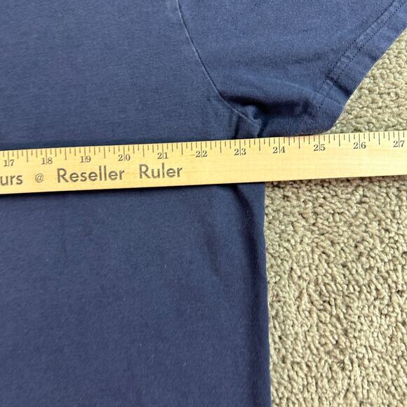 Nautica Shirt Mens Extra Large Blue White Sailing Pennant 1983 Flag Casual - Picture 7 of 8